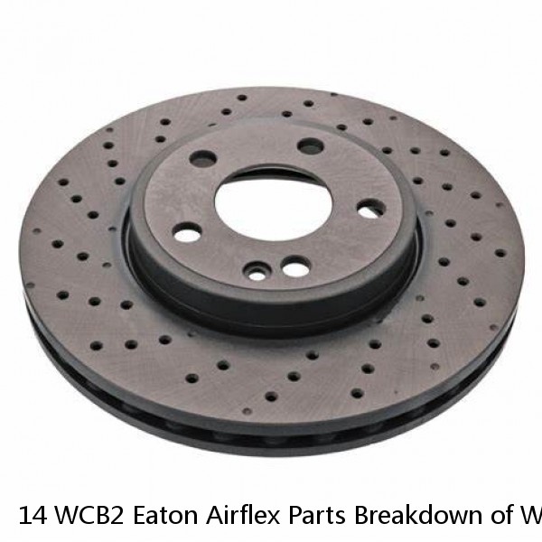 14 WCB2 Eaton Airflex Parts Breakdown of WCB2 Mounting Flange Sub-assemblies (Item 1)